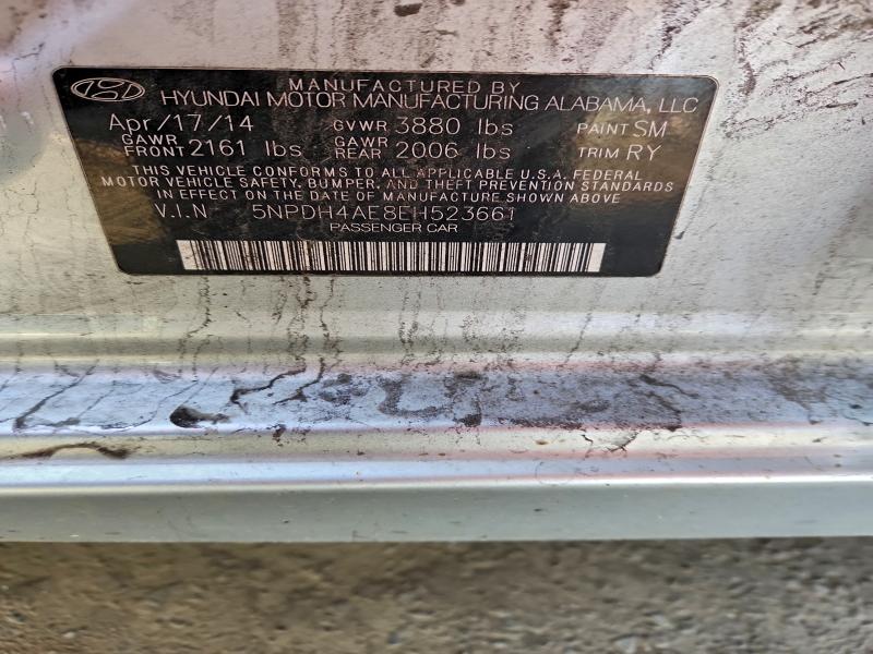 2014 HYUNDAI ELANTRA SE #3311461347