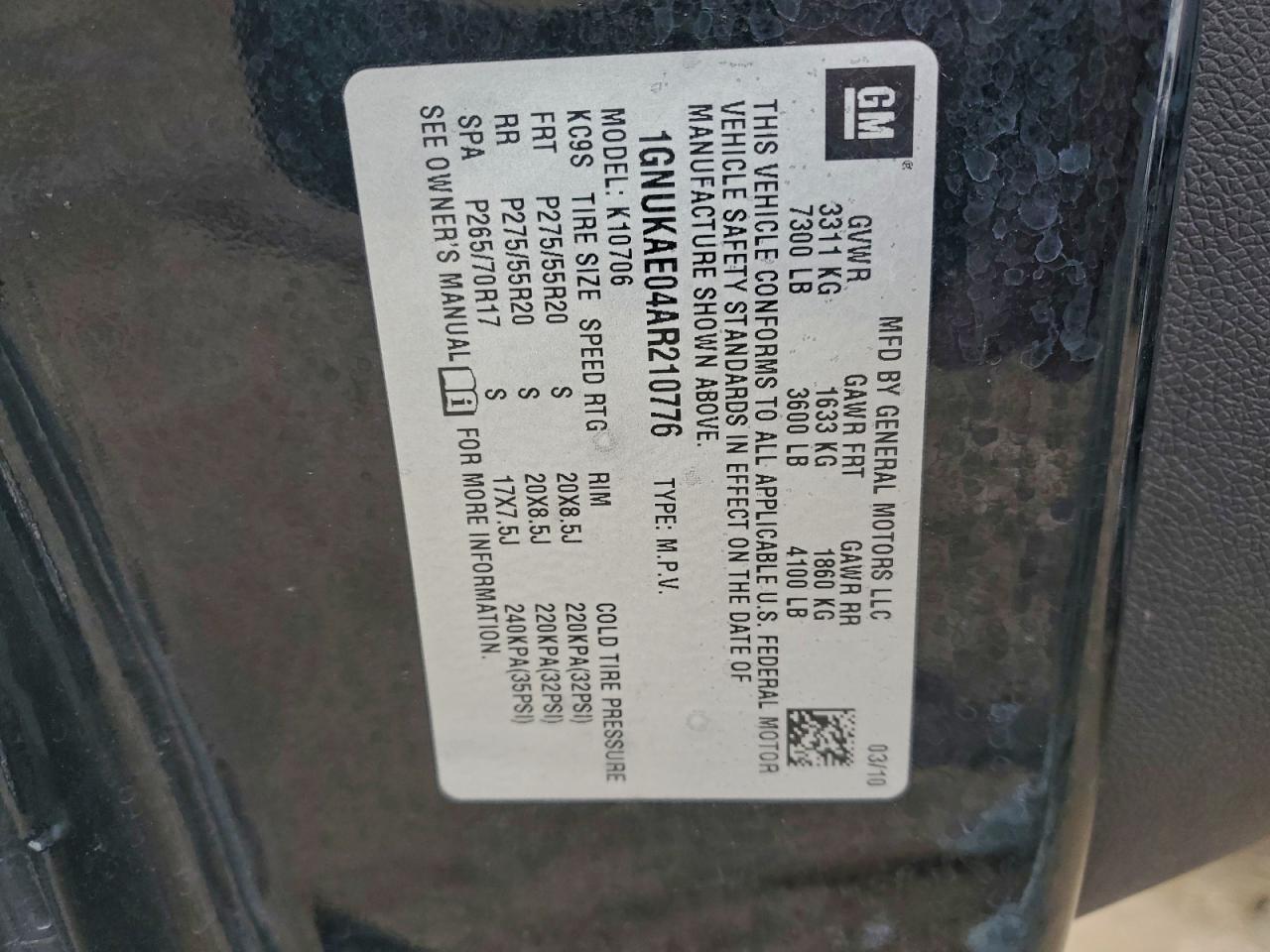 CHEVROLET TAHOE K1500 LS