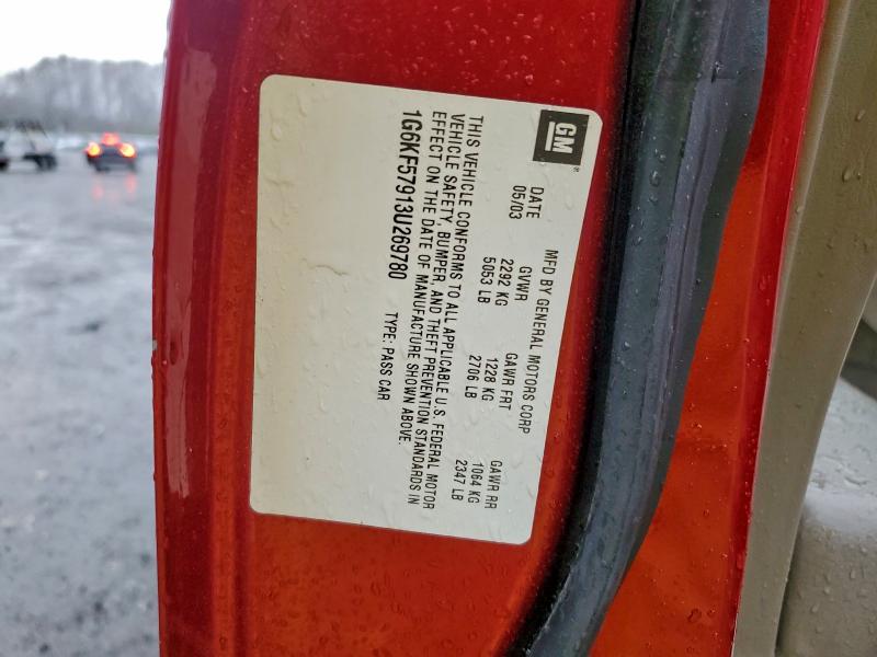 2003 CADILLAC DEVILLE DT #3311467262