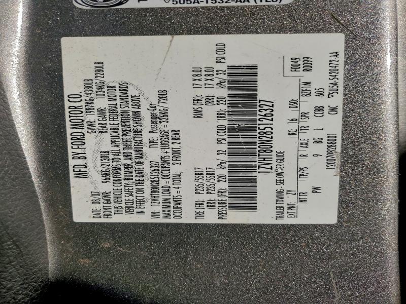 2008 FORD MUSTANG #3306393531