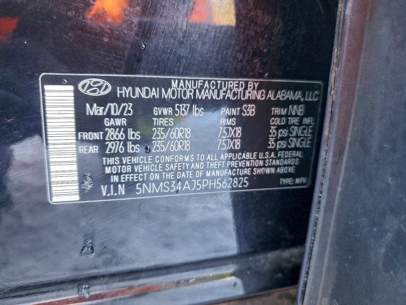 2023 HYUNDAI SANTA FE S #3304539443