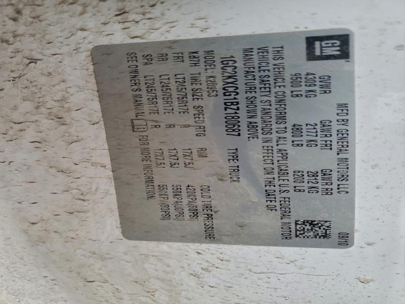 2011 CHEVROLET SILVERADO #3309572626