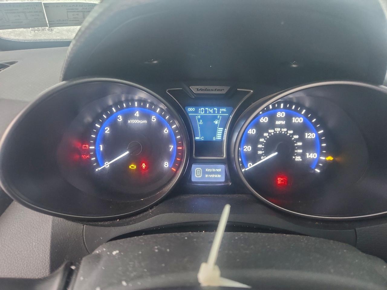 Lot #3308459315 2014 HYUNDAI VELOSTER T