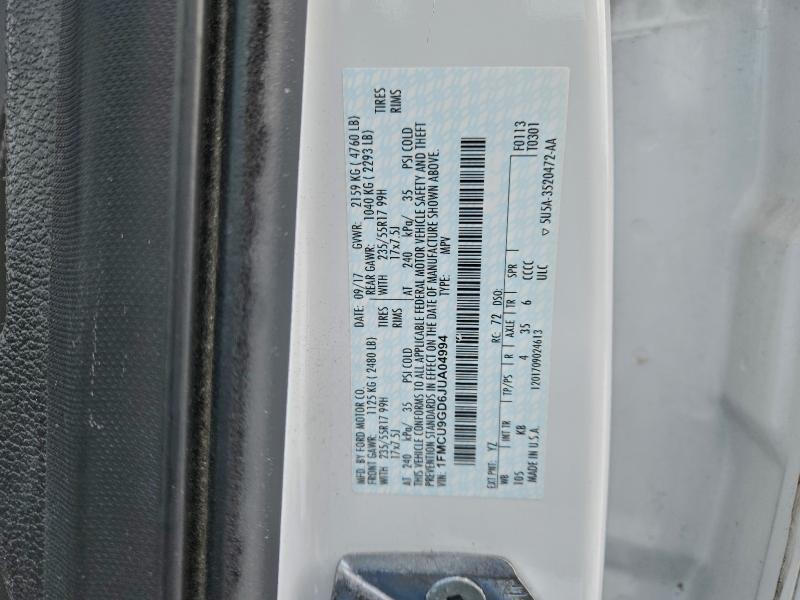 2018 FORD ESCAPE SE #3310163394