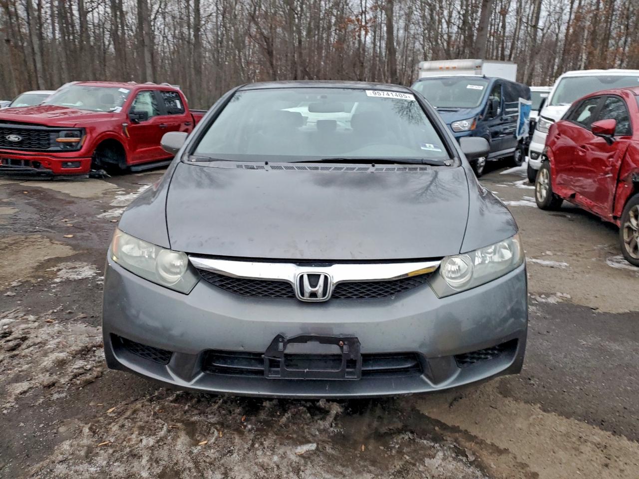 Lot #3312393118 2009 HONDA CIVIC LX