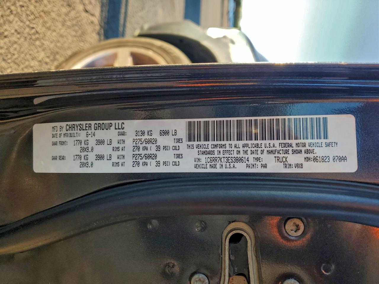 Lot #3315888168 2014 RAM 1500 ST