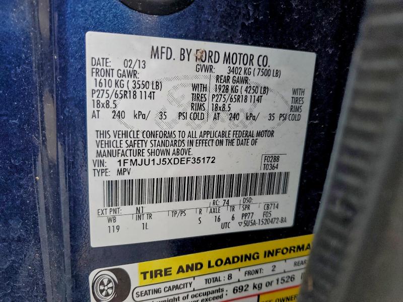 2013 FORD EXPEDITION #3309851160