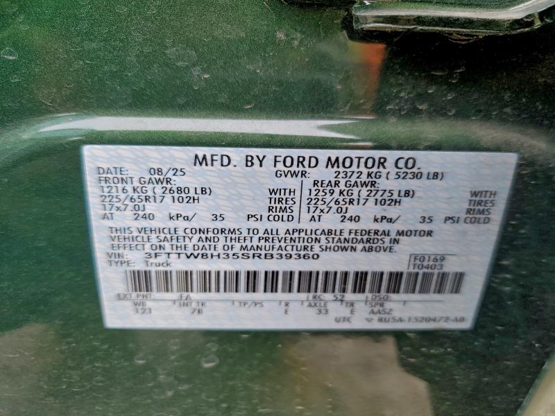 2025 FORD MAVERICK X #3303765426