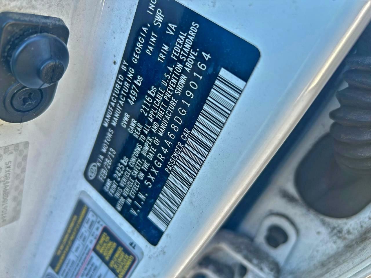 Lot #3311526311 2013 KIA OPTIMA SX