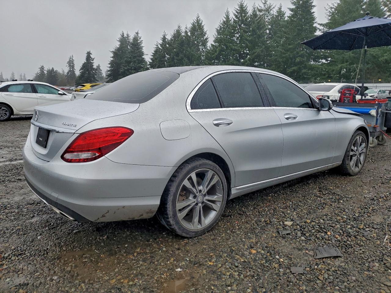 Lot #3315758354 2017 MERCEDES-BENZ C 300 4MAT