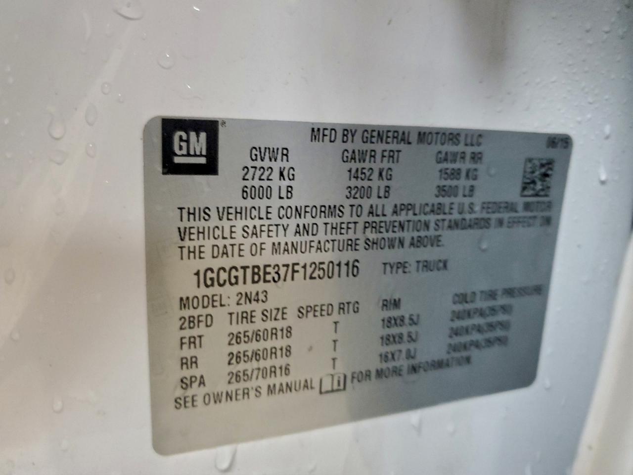 CHEVROLET COLORADO LT