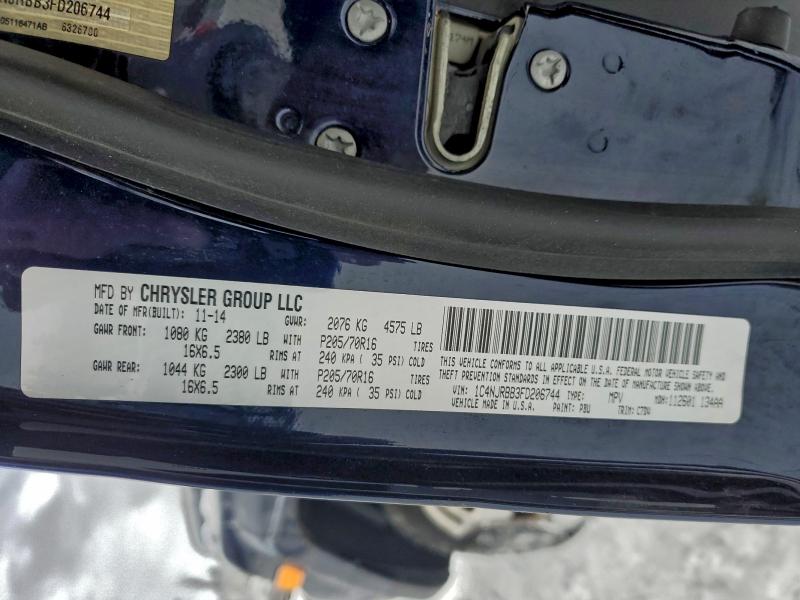 2015 JEEP PATRIOT SP #3317711074