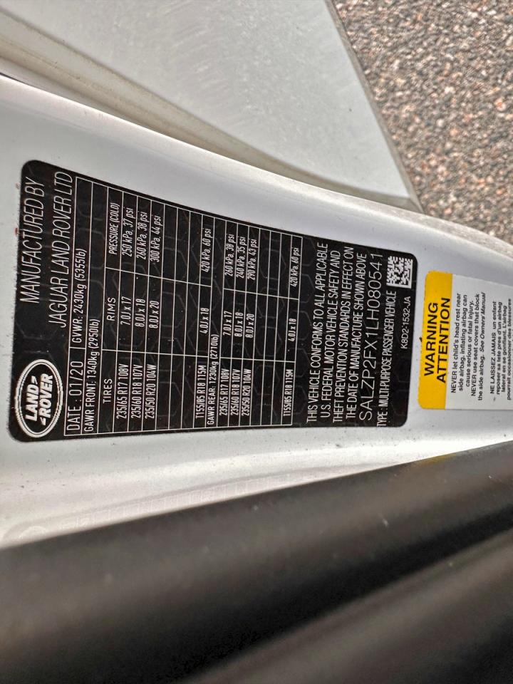 LAND ROVER RANGE ROVER SE