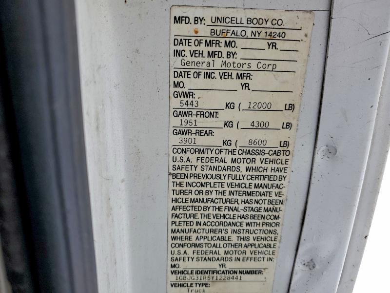 2000 CHEVROLET EXPRESS G3 #3303732425