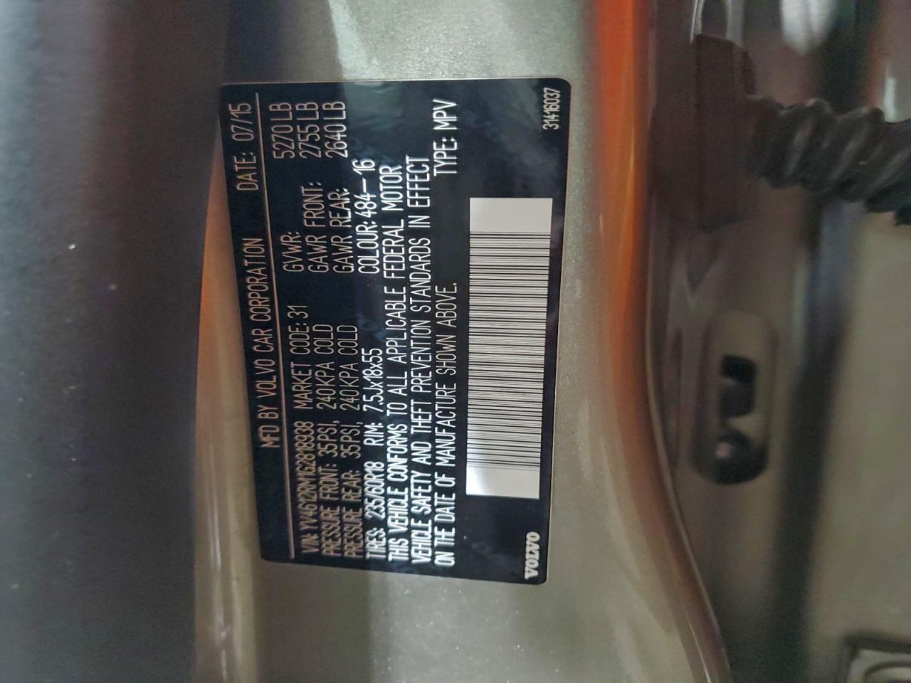 VOLVO XC60 T5 PLATINUM