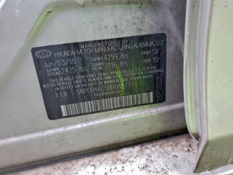 2011 HYUNDAI SONATA GLS #3306393526