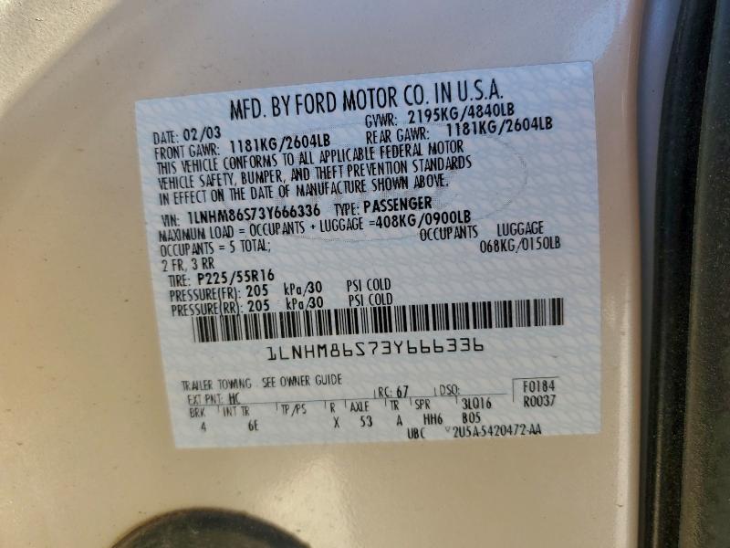 2003 LINCOLN LS #3308406275