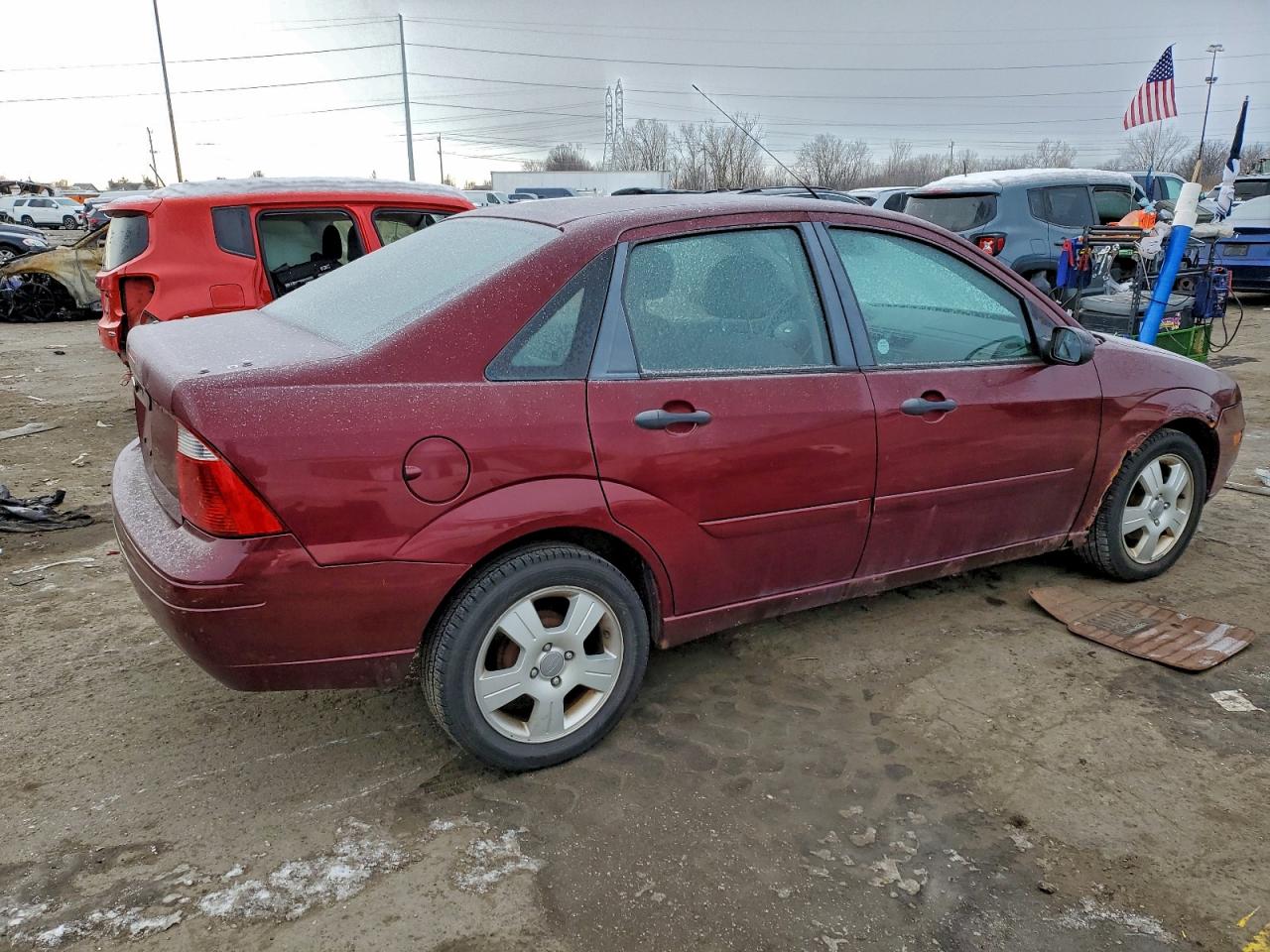 Lot #3317735085 2007 FORD FOCUS ZX4