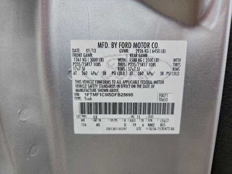 2013 FORD F150 #3310445348