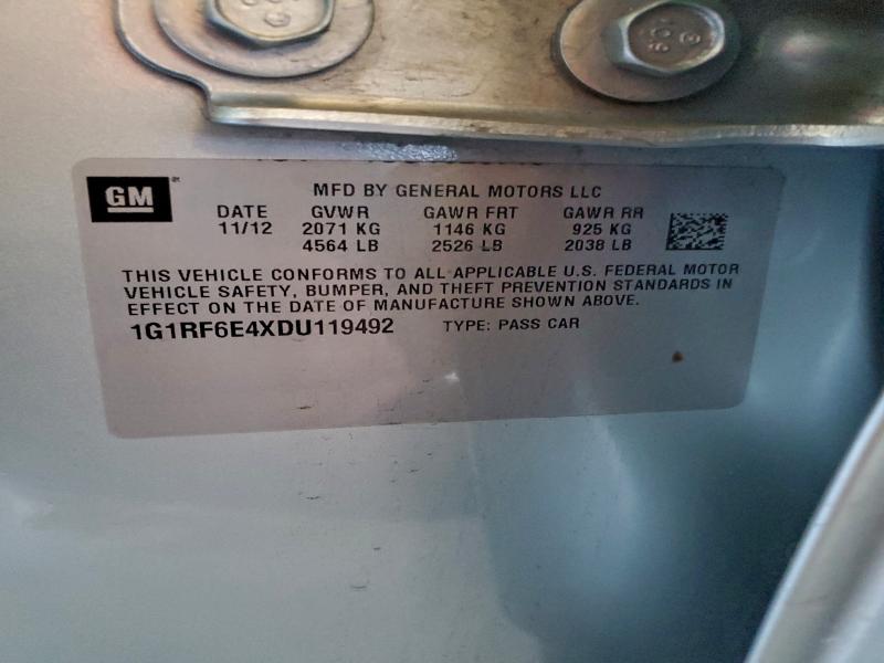 2013 CHEVROLET VOLT #3308321159