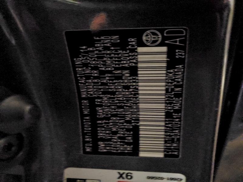 2014 TOYOTA COROLLA L #3312694193