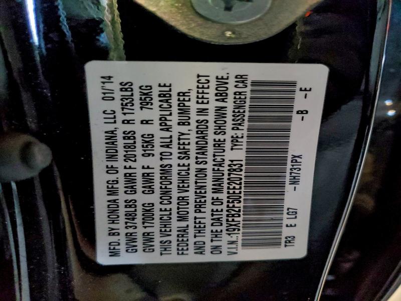 2014 HONDA CIVIC LX #3303051612