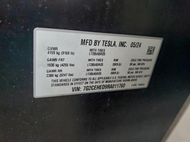 2024 TESLA CYBERTRUCK #3316900090