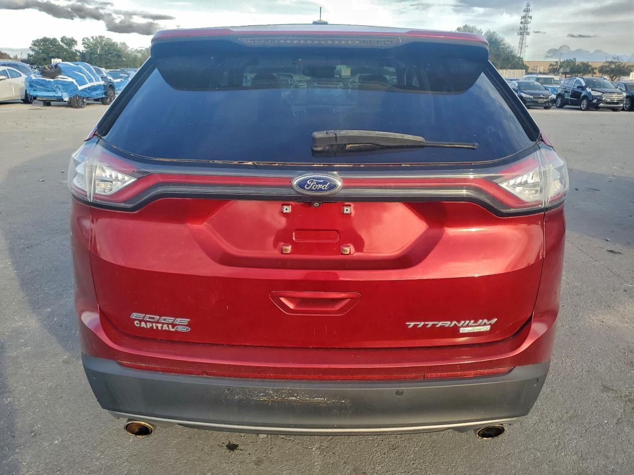 Lot #3318896952 2018 FORD EDGE TITAN