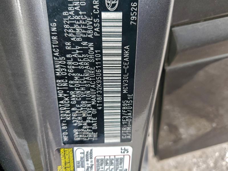 2005 TOYOTA CAMRY LE #3309340976