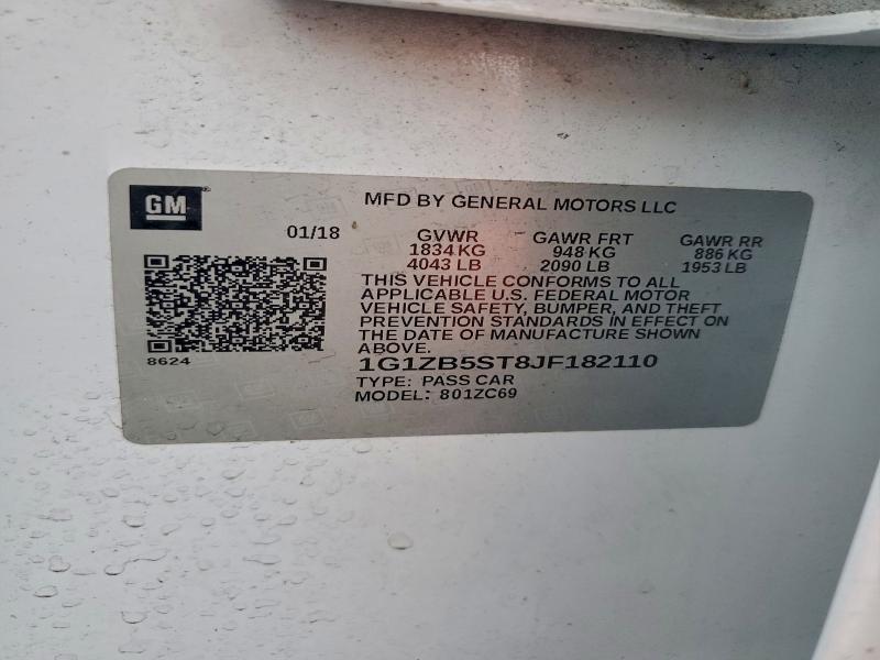 2018 CHEVROLET MALIBU LS #3311551282