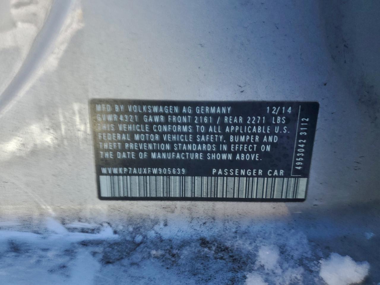 VOLKSWAGEN E-GOLF LIMITED