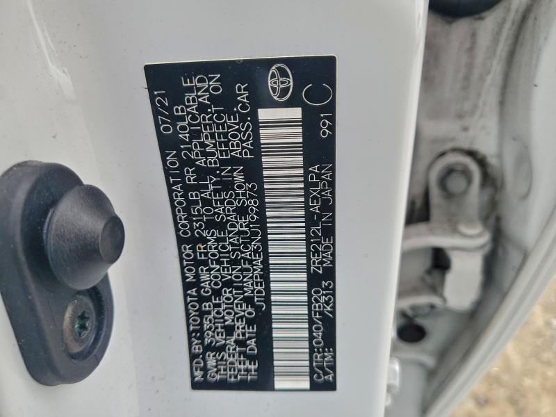 2022 TOYOTA COROLLA LE #3304631963