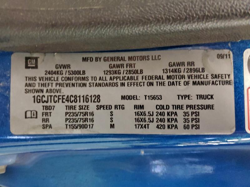 2012 CHEVROLET COLORADO L #3302762360