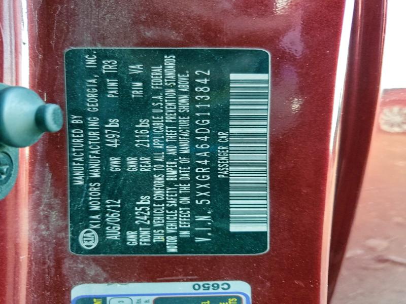 2013 KIA OPTIMA SX #3304961997