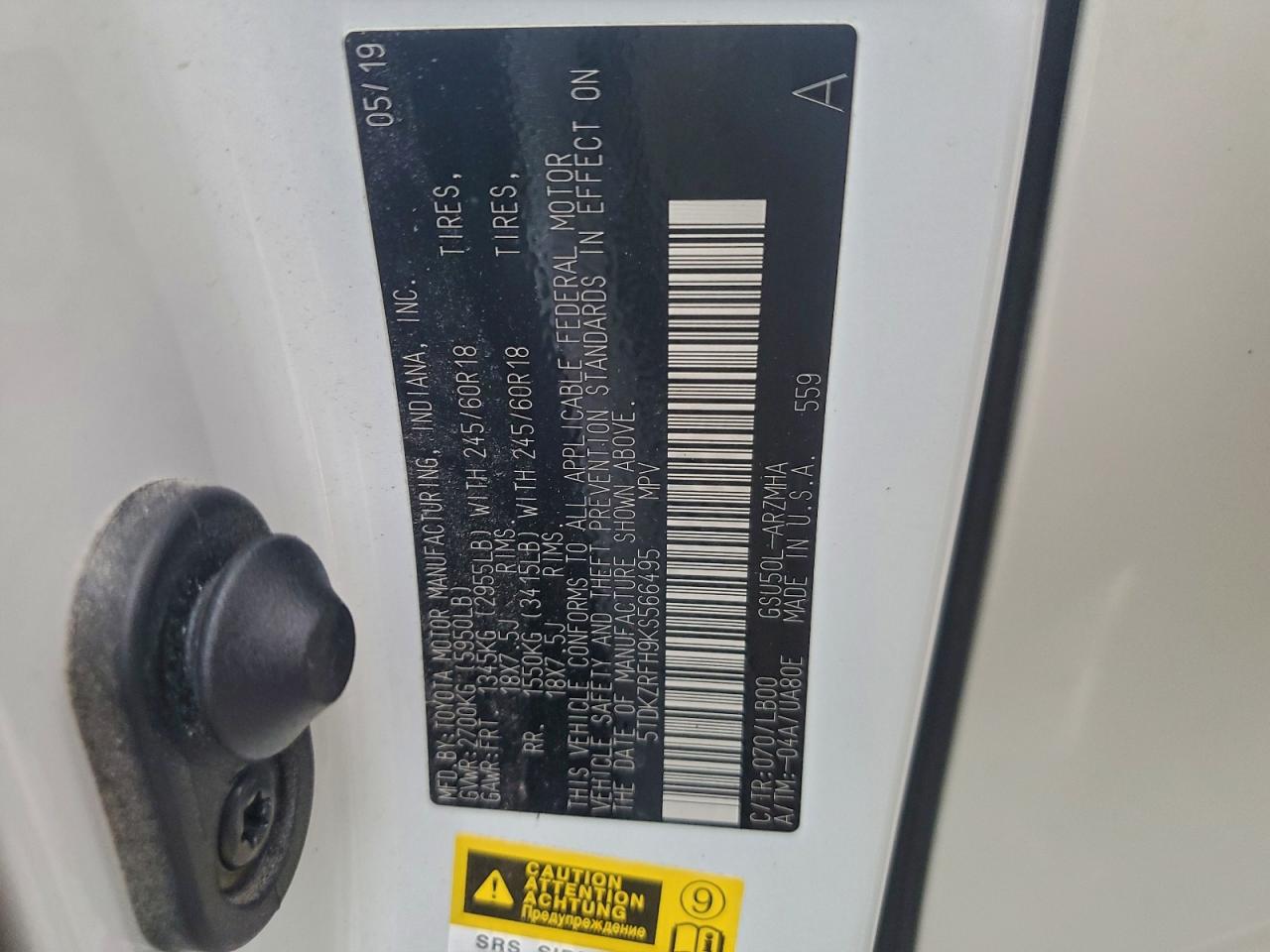 TOYOTA HIGHLANDER SE