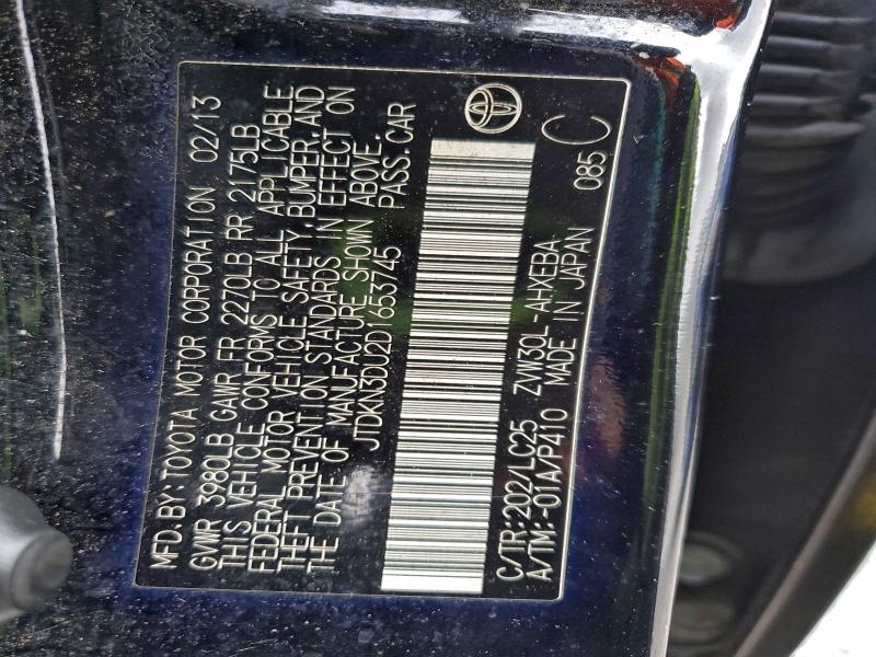 2013 TOYOTA PRIUS #3303959754