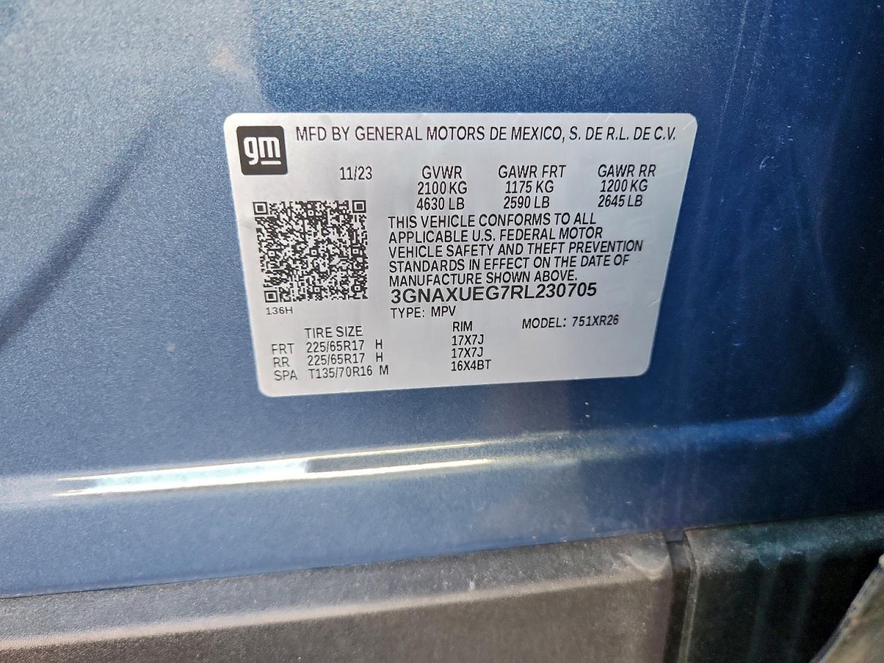 CHEVROLET EQUINOX LT