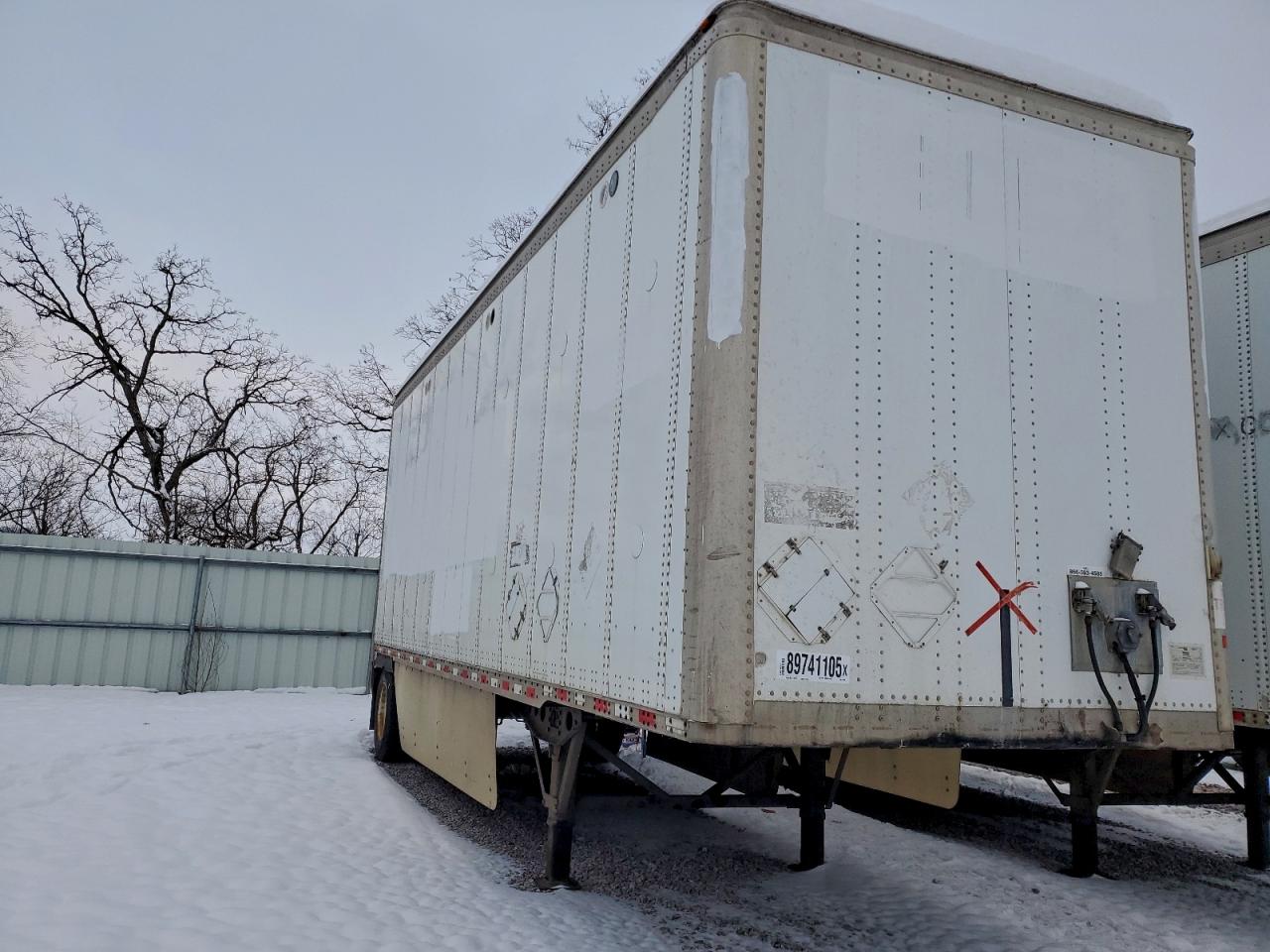 Lot #3311575238 2009 WABA DRY VAN TRAILER