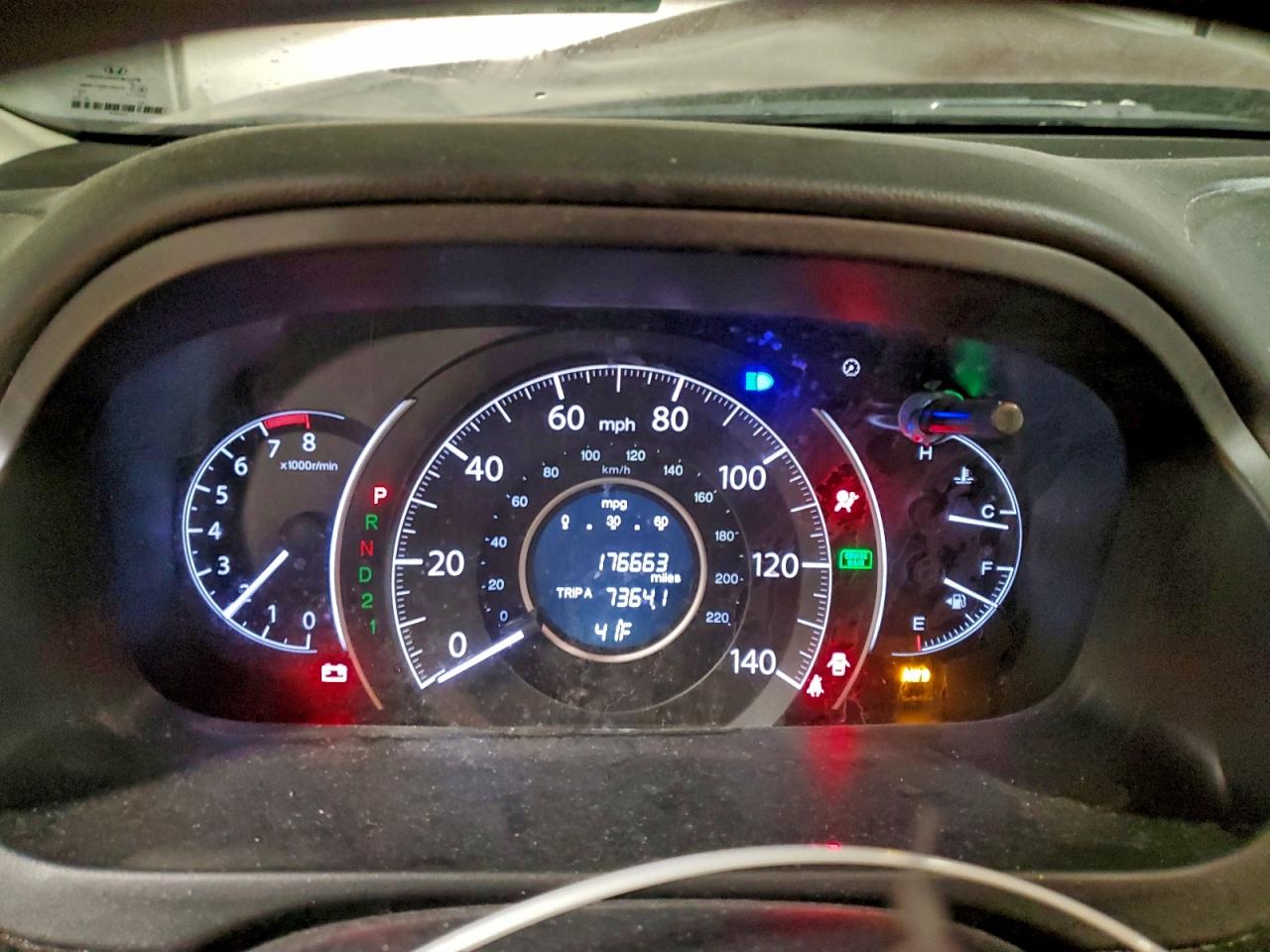 Lot #3310335996 2014 HONDA CR-V EX