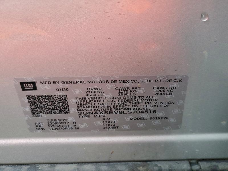 2020 CHEVROLET EQUINOX LS #3304865556