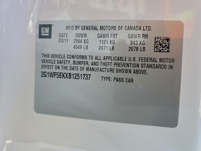 2011 CHEVROLET IMPALA LS #3304811653