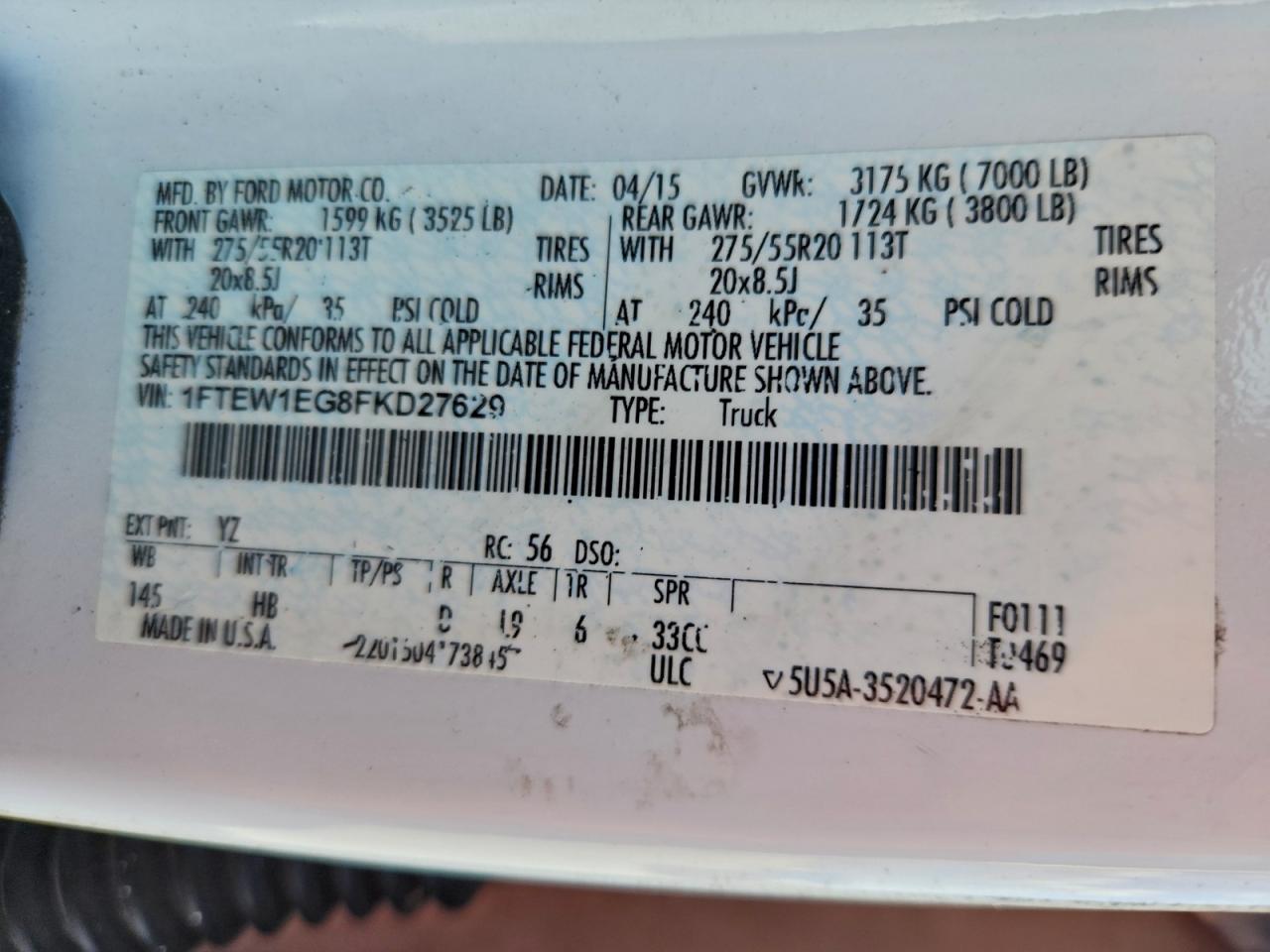 FORD F-150 SUPERCREW