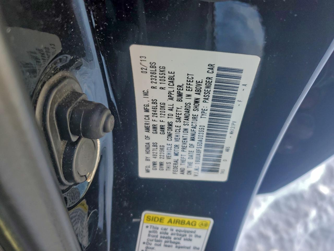 Lot #3318871941 2013 ACURA TL TECH