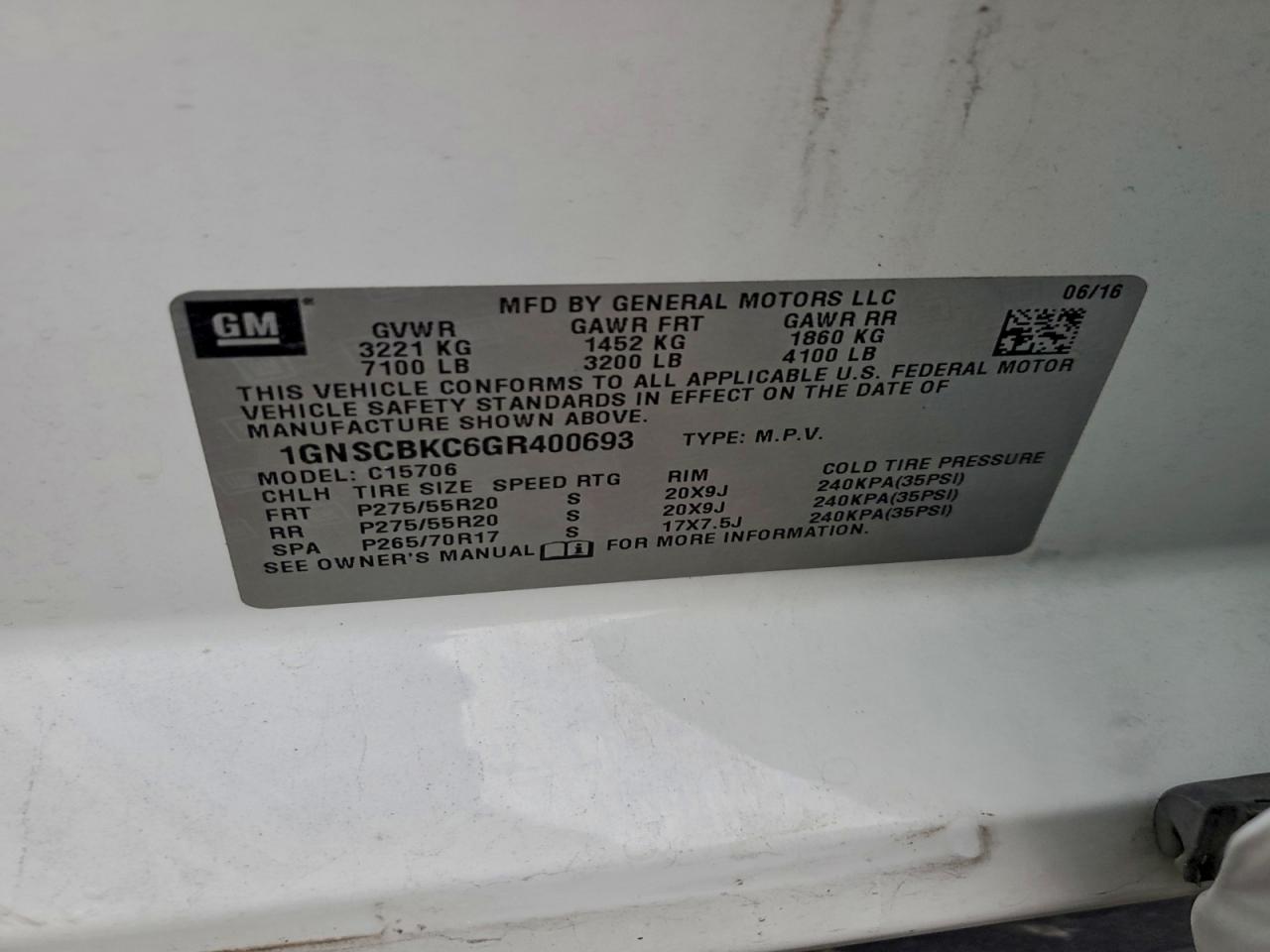 CHEVROLET TAHOE C1500 LT