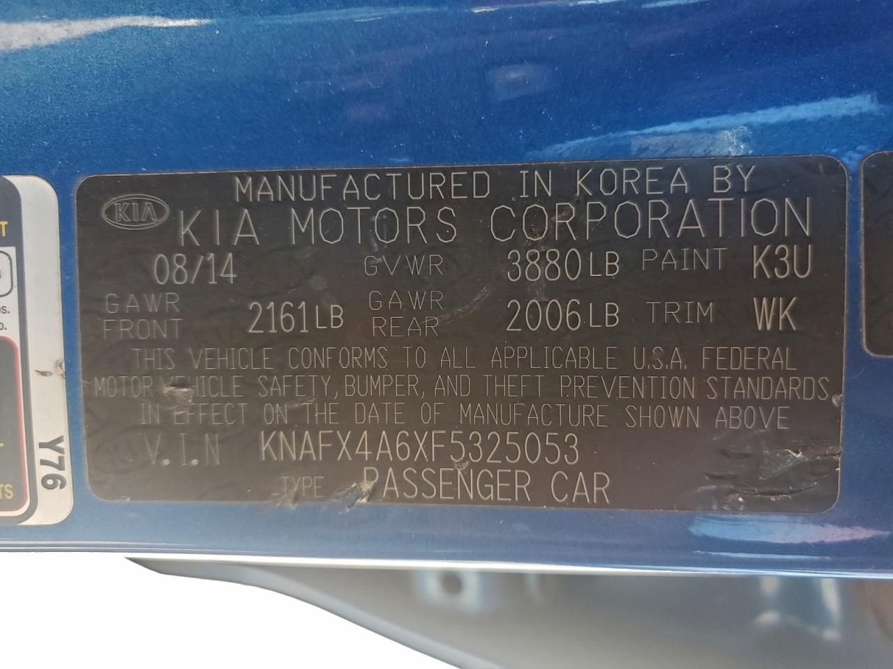 KIA FORTE LX