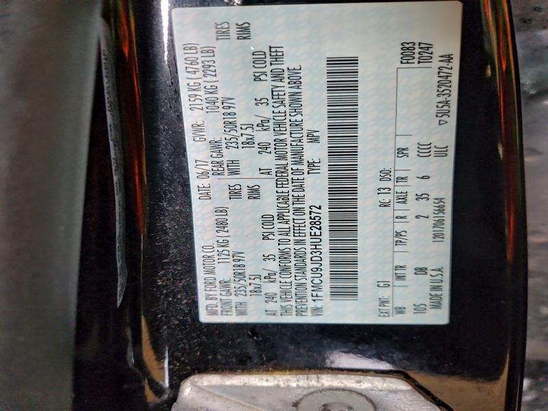 2017 FORD ESCAPE TIT #3304669907