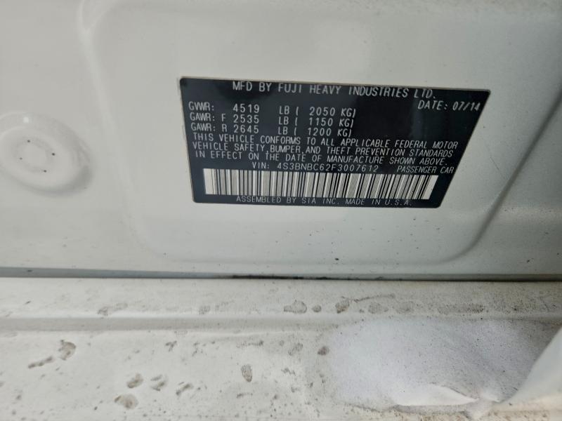 2015 SUBARU LEGACY 2.5 #3316715481