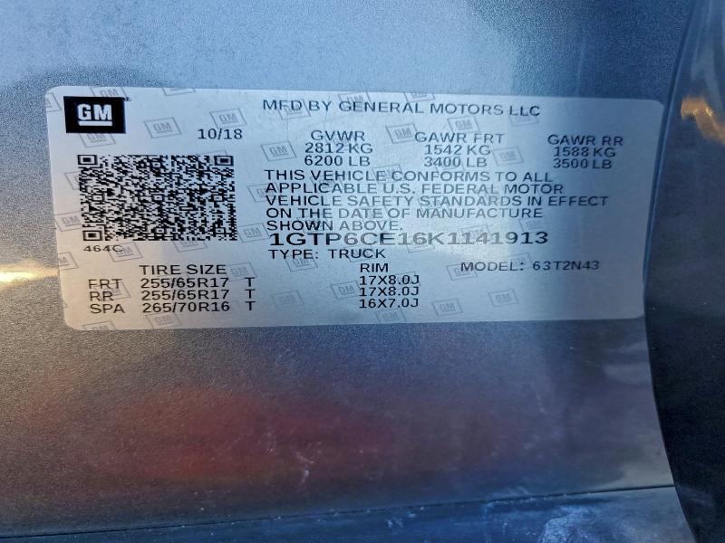 2019 GMC CANYON SLE #3304637989