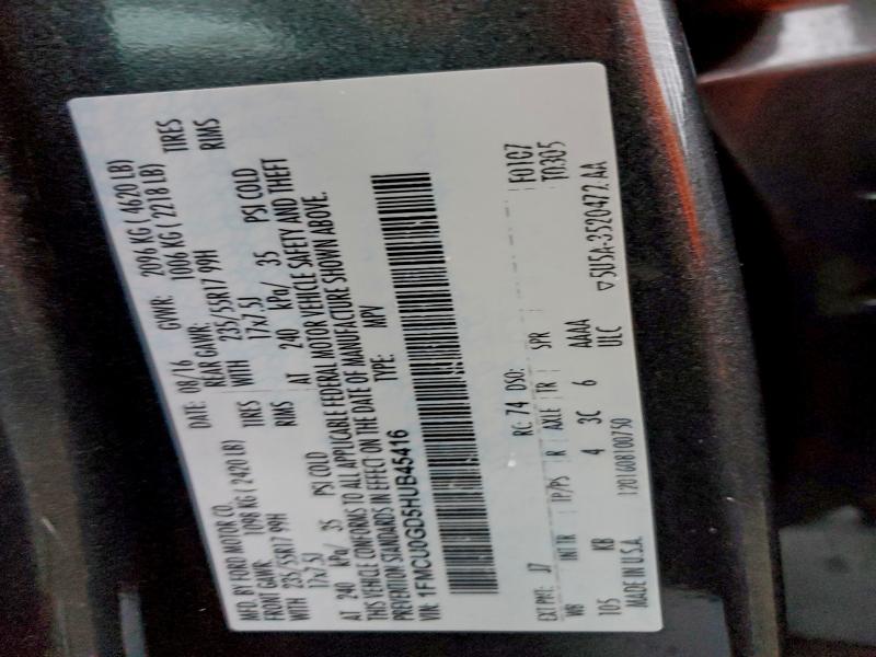 2017 FORD ESCAPE SE #3316066252