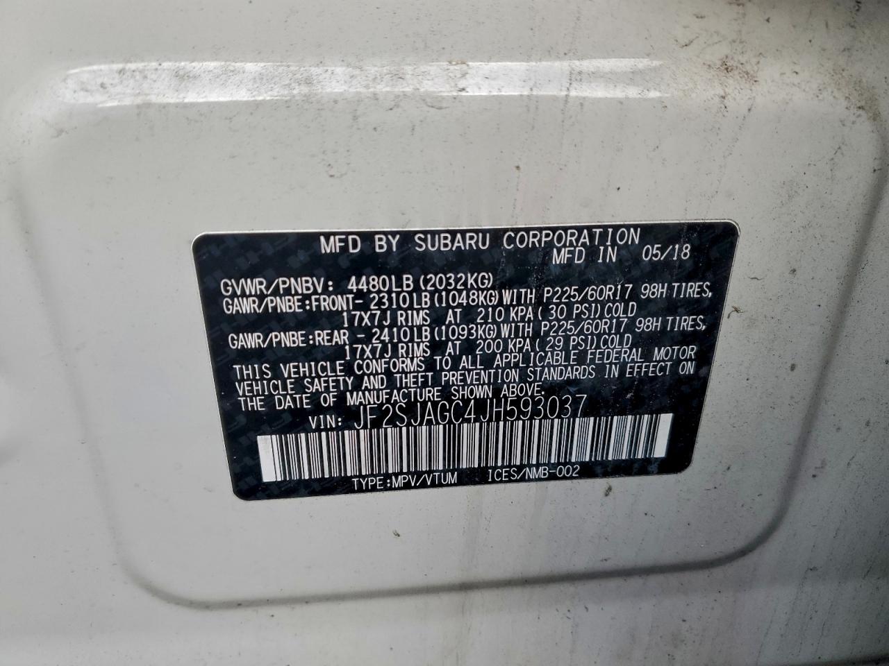 SUBARU FORESTER 2.5I PREMIUM